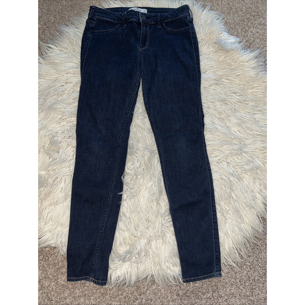 Hollister Jeans Women’s Size 7R W28 L29 Skinny Stretch Dark Wash